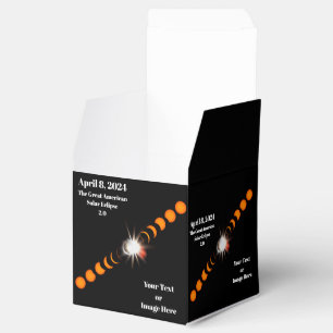 Caja Para Regalos Eclipse solar total de 2024