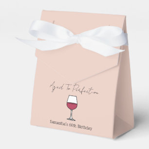 Caja Para Regalos Edad A Perfección Vino 60 cumpleaños