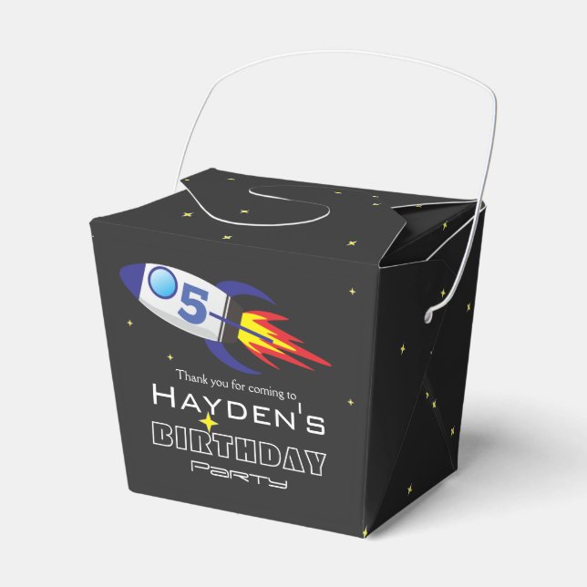 Caja Para Regalos Edad del Personalizado de cumpleaños de los niños  (Front Side)