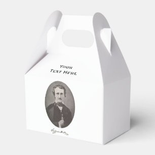 Caja Para Regalos Edgar Allan Poe con firma