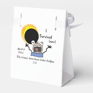 Caja Para Regalos Edición de Supervivencia de Eclipse Solar 2024