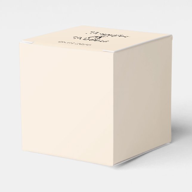 Caja Para Regalos Eggshell Elegance Wedding Favor Box (Costado Anverso)