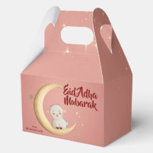 Eid Al Adha Mubarak Moderno Rosa