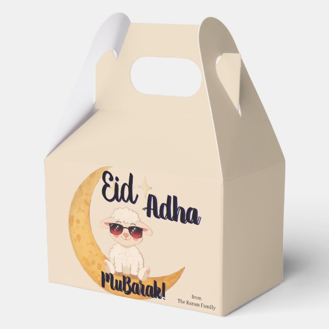 Caja Para Regalos Eid Al Adha Party Treat   (Reverso )