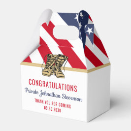 Caja Para Regalos Ejército de Graduación Militar Campamento de Arran