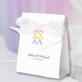 Caja Para Regalos El amor arcoiris de dos generaciones