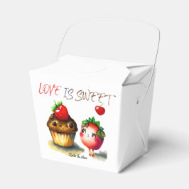 Caja Para Regalos El amor divertido es dulce Boda