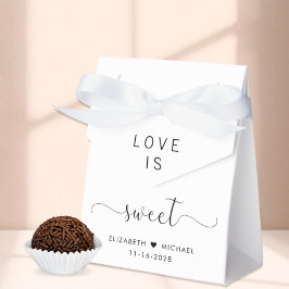 Caja Para Regalos El Amor Elegante Es Boda Dulce