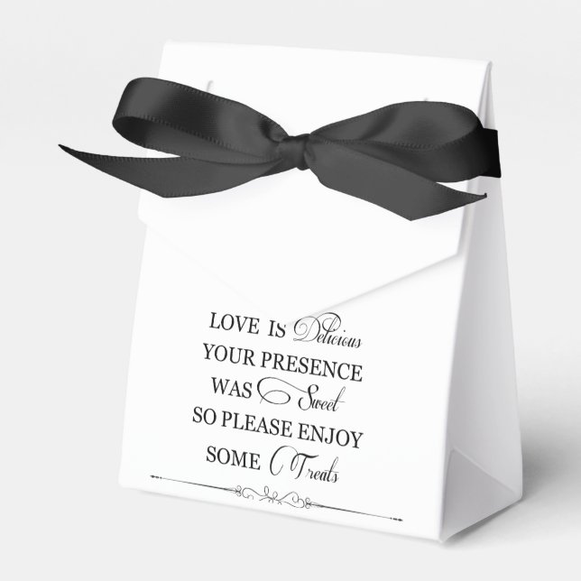 Caja Para Regalos El amor es delicioso (Front Side)