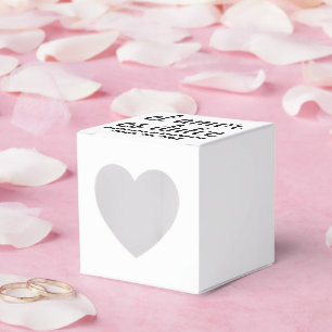 Caja Para Regalos El amor es dulce boda en la recepción