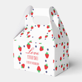 Caja Para Regalos El amor es la ducha de novia de fruta dulce Berry