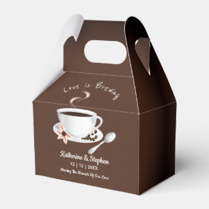 Caja Para Regalos El amor es producir Boda de café