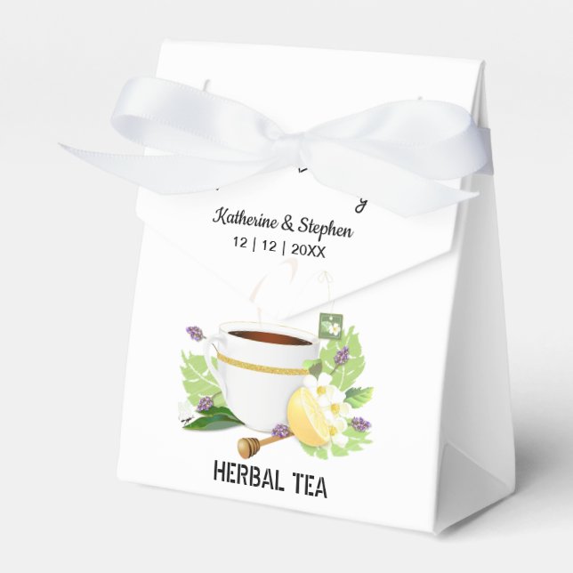 Caja Para Regalos El amor es producir Boda de té (Front Side)