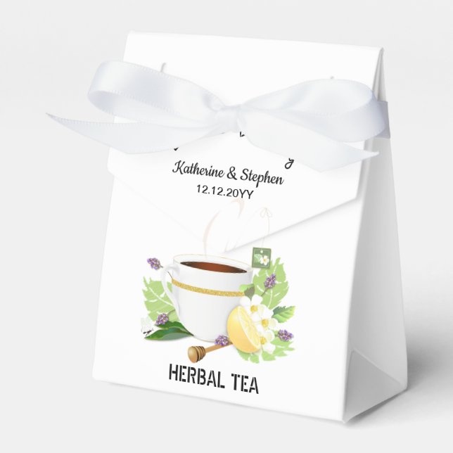 Caja Para Regalos El Amor Está Preparando Té Bodas (Front Side)