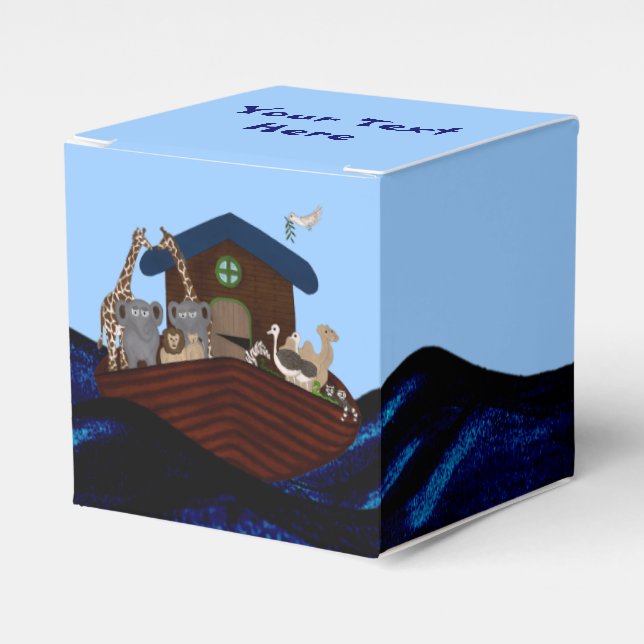 Caja Para Regalos El arca de Noé (Costado Anverso)