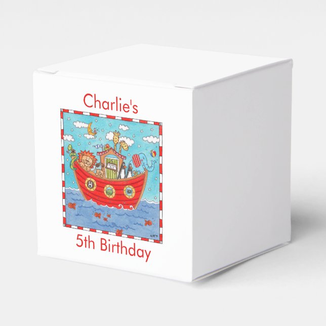 Caja Para Regalos El arca de Noé (Costado Anverso)