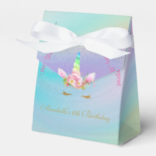 Caja Para Regalos El arco iris de oro del unicornio le agradece