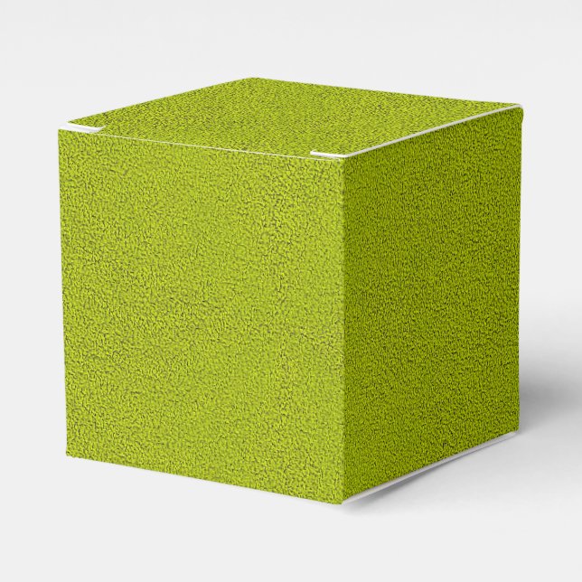 Caja Para Regalos El aspecto de Snuggly Chartreuse Green Ante (Costado Anverso)