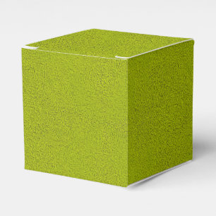 Caja Para Regalos El aspecto de Snuggly Chartreuse Verde Ante