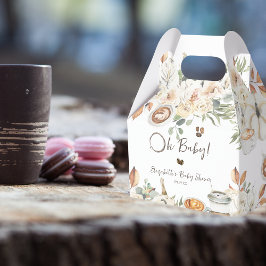 Caja Para Regalos El bebé se está preparando | Autumn Coffee Baby Sh