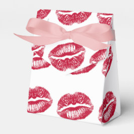 Caja Para Regalos El beso, los labios rojos