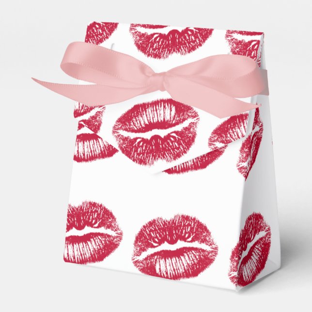 Caja Para Regalos El beso, los labios rojos (Front Side)