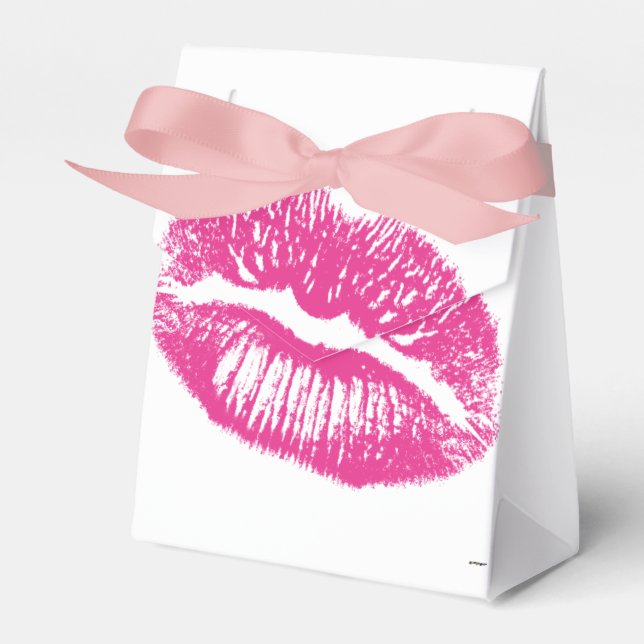 Caja Para Regalos El beso, los labios rosas (Front Side)