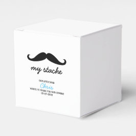 Caja Para Regalos El bigote de primer cumpleaños temática