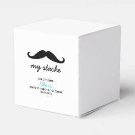 Caja Para Regalos El bigote de primer cumpleaños temática