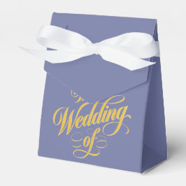 Caja Para Regalos El Boda de la elegancia: Blueberry y Sunshine