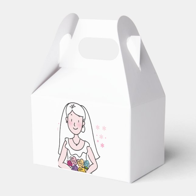 Caja Para Regalos El Boda - La ducha de novia (Front Side)