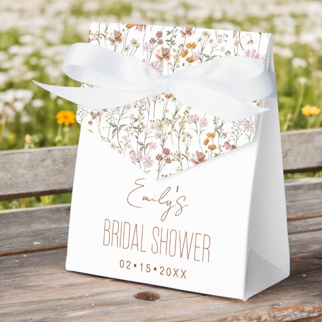 Caja Para Regalos El Boho De Flores Silvestres Ducha De Novias En El (Subido por el creador)