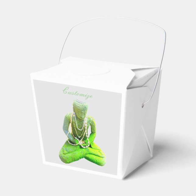 Caja Para Regalos El Buda Verde Mossy Medita Thunder_Cove (Front Side)