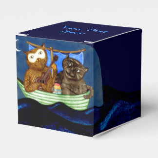 Caja Para Regalos El búho y el pussicat