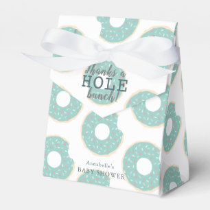Caja Para Regalos El buñuelo verde le agradece regalo de Baby Showe