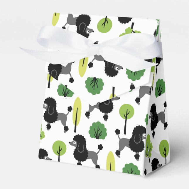 Caja Para Regalos El caniche en el parque (Front Side)