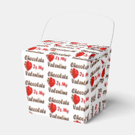 Caja Para Regalos El chocolate es mi San Valentín