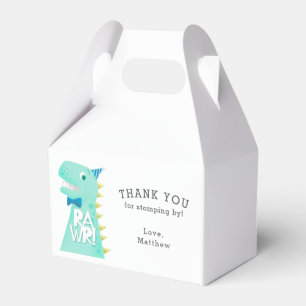 Caja Para Regalos El cumpleaños del dinosaurio T Rex le agradece