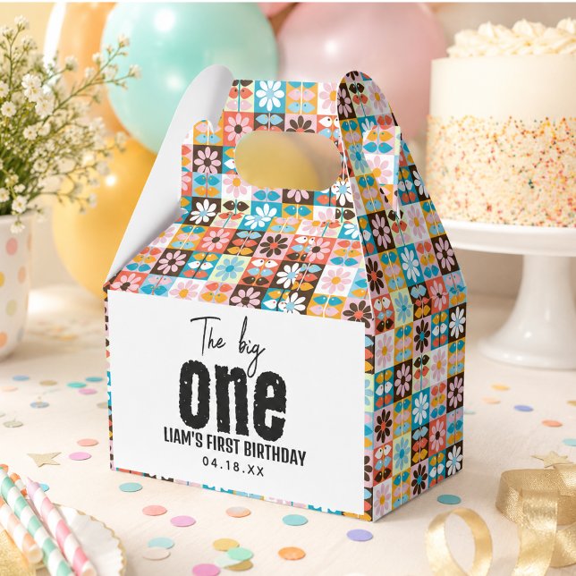 Caja Para Regalos El Cumpleaños GRANDE 1 (The BIG One 1st Birthday Favor Boxes)
