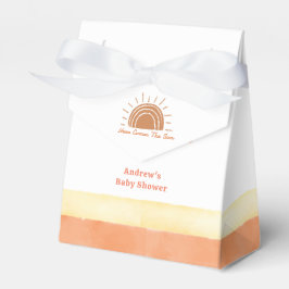 Caja Para Regalos El Desierto Moderno De Boho Aquí Viene La Ducha De