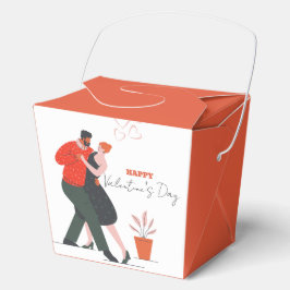 Caja Para Regalos El día de San Valentín de la figura de danza