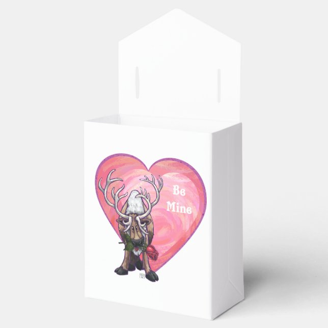 Caja Para Regalos El día de San Valentín de renos (Abierto)