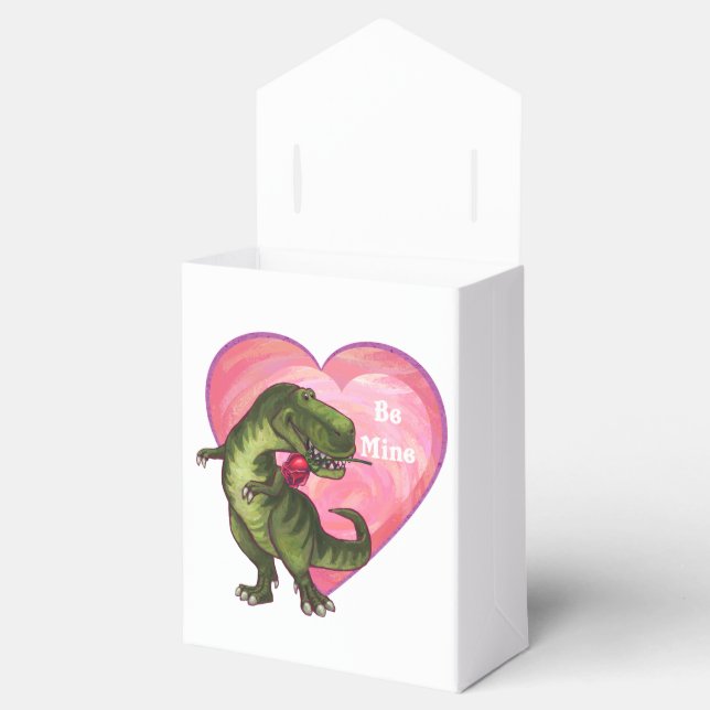 Caja Para Regalos El día de San Valentín de Tyrannosaurus (Abierto)