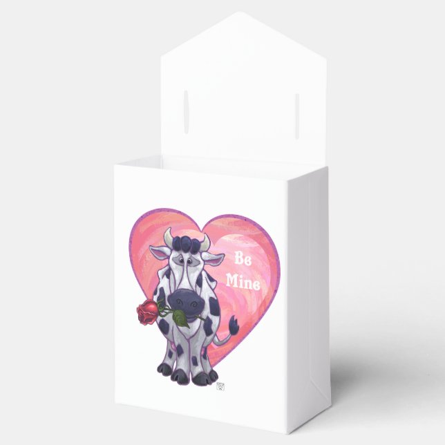 Caja Para Regalos El día de San Valentín de vaca (Abierto)