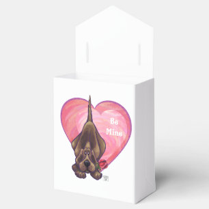 Caja Para Regalos El día de San Valentín del perro de caza