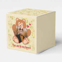 Caja Para Regalos El día de San Valentín fotográfico de Teddy Bear c