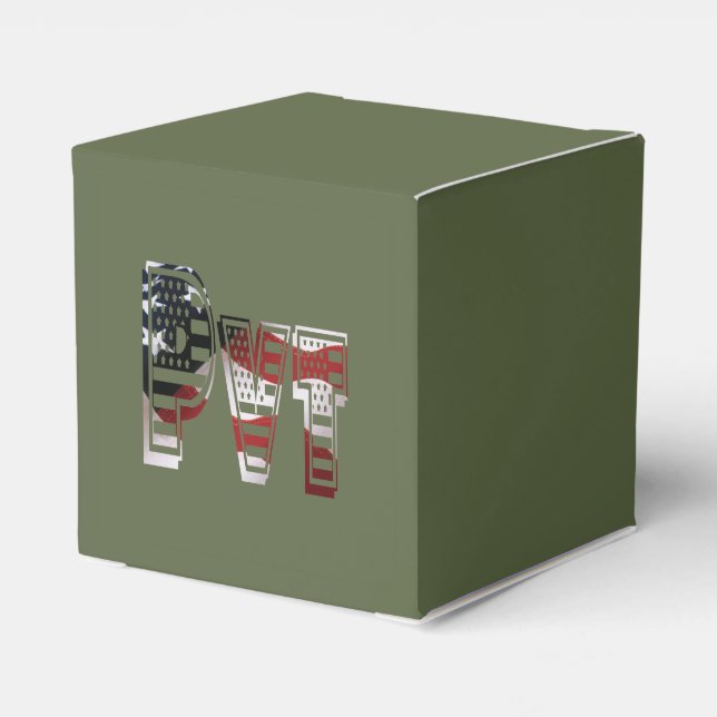 Caja Para Regalos El ejército patriótico único increíble (Reverso Costado)