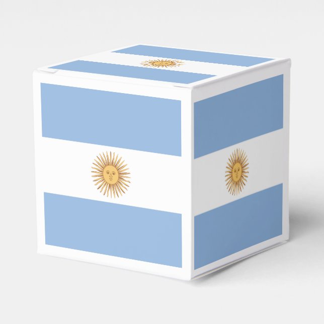 Caja Para Regalos El emblema de la bandera de Argentina (Costado Anverso)