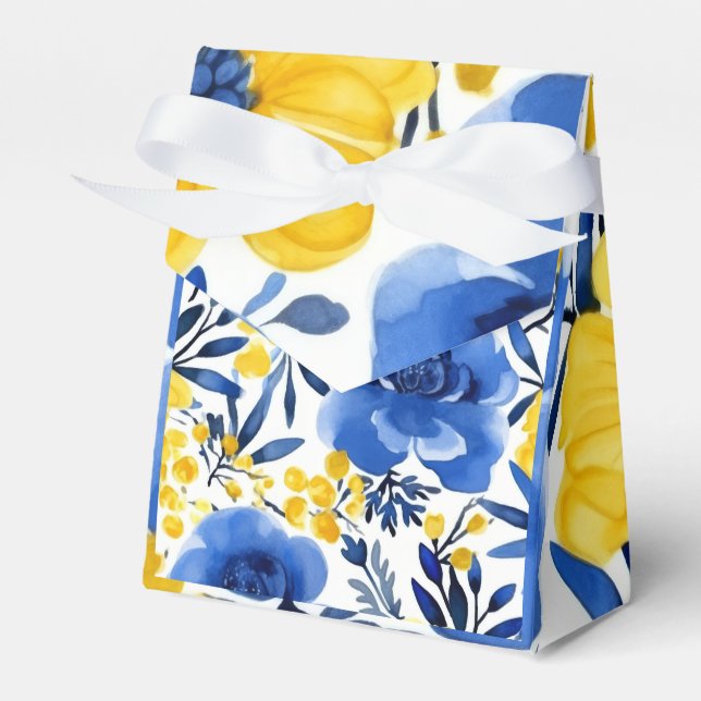 Caja Para Regalos "El encanto de la flor dorada" (Front Side)