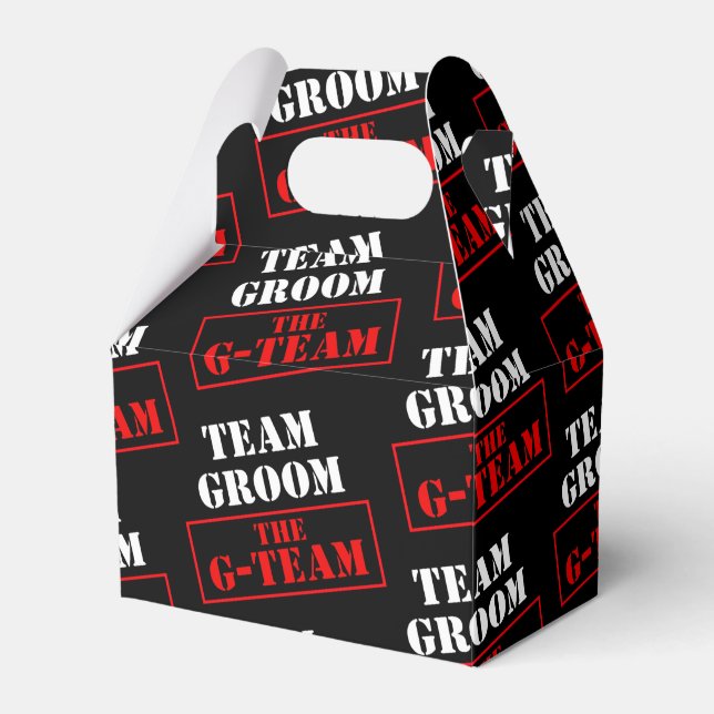 Caja Para Regalos El equipo del G-Team Groom Gable (Front Side)